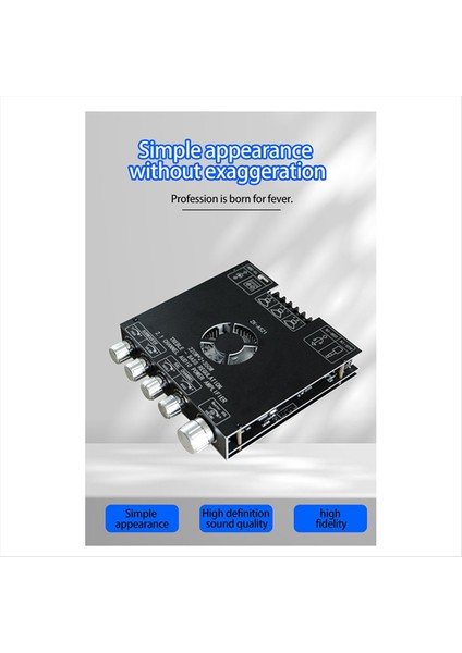 ZK-AS21 2 1 Kanal TPA3255 Bluetooth Dijital Güç Amplifikatör Kartı Modülü Yüksek ve Düşük Tonu Subwoofer 220WX2+350W (Yurt Dışından) indirimleri
