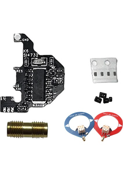SI4732 Kısa Dalga Modifikasyon Modülü+2xdonut Anten+Quansheng Uvk5/uvk6 Dıy Kısa Dalga Modül Kiti Için Programlama Kablosu (Yurt Dışından)