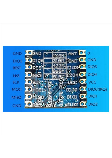 4x Lora Modülü SX1276 Kablosuz Alıcı Modülü Yayılmış Spektrum Uzun Aralık Kablosuz Iletişim (915MHZ) (Yurt Dışından) modelleri