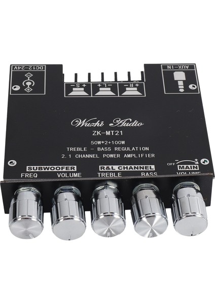 2x ZK-MT21 2 1 Kanal Bluetooth 5 0 Subwoofer Amplifikatör Kart 50WX2+100W Güç Stereo Amplifikatör Kartı Bas Amp Aux (Yurt Dışından) modelleri
