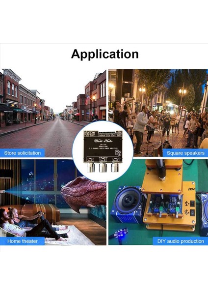 2x ZK-LT23 Bluetooth Ses Amplifikatör Kartı Dc Cable 2 1 Kanal 50WX2+100W Subwoofer Tws True Kablosuz Ses Modülü (Yurt Dışından) fırsatları