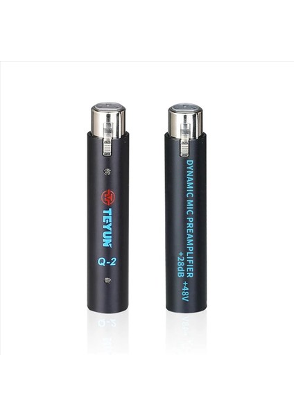 4x Teyun Q2 Mikrofon Dinamik Önsözlü 28DB Kazanç Dinamik Mic Amplifikatörü 48V Metal Yapısı Q-2 Canlı Için (Yurt Dışından) fiyatları