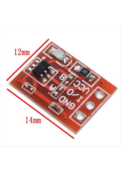 60PCS TTP223 Dokunmatik Sensör Dokunma Düğmesi Modülü Kendi Kendine -Lock -Point Kapasitans Anahtarı Tek Taraflı Dönüşüm (Yurt Dışından) modelleri