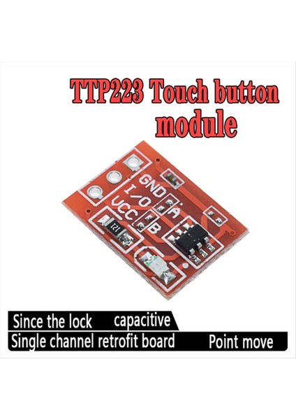 60PCS TTP223 Dokunmatik Sensör Dokunma Düğmesi Modülü Kendi Kendine -Lock -Point Kapasitans Anahtarı Tek Taraflı Dönüşüm (Yurt Dışından) fırsatları