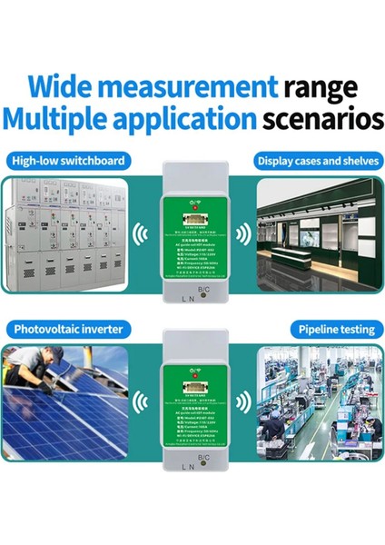 Peacefair PZIOT-E02 Ac Tek Fazlı Dın Demiryolu Metre Wifi Enerji Güç Ölçer Elektrikli Wattmetre Tasmota Esphome Ev Assistant (Yurt Dışından)