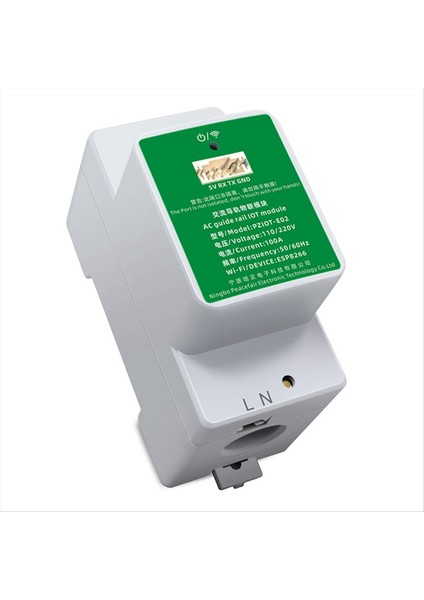 Peacefair PZIOT-E02 Ac Tek Fazlı Dın Demiryolu Metre Wifi Enerji Güç Ölçer Elektrikli Wattmetre Tasmota Esphome Ev Assistant (Yurt Dışından) indirimleri