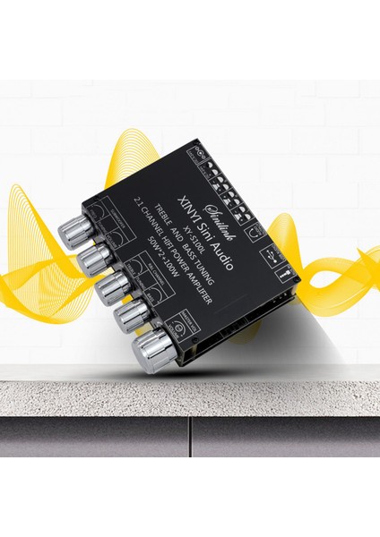 2x Bluetooth 5 0 2 1 Kanal Güç Ses Stereo Subwoofer Amplifikatör Kart 50WX2+100W Hoparlör Amp XY-S100L (Yurt Dışından) modelleri