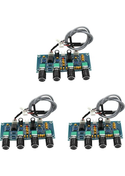 3x XH-A901 NE5532 Tiz Baslı Tiz Bas Ön Amplifikatör Kartıyla Preamp Preamp Preamp (Yurt Dışından)