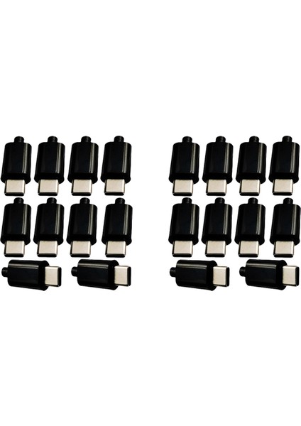 20PCS 12V Pd/qc Değil Kurulu Hızlı Şartı Modülü Kabuklu Pd 2 3 0 Dc Tetikleyici USB C Tipi Erkek Qc4 Şarj Konektörü Siyah (Yurt Dışından)