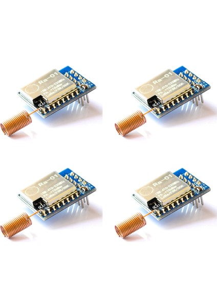 4x Ra-01 Lora SX1278 433M Kablosuz Yayılma Spektrum Şanzıman Modülü En Uzak 10KM (Yurt Dışından)