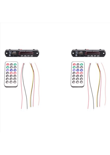 2x Bluetooth 5 0 Mp3 Kod Çözücü Kartı Dc 5V 12V Araba Fm Radyo Modülü Desteği Tf USB Aux Aux Aux (Yurt Dışından) fiyatları