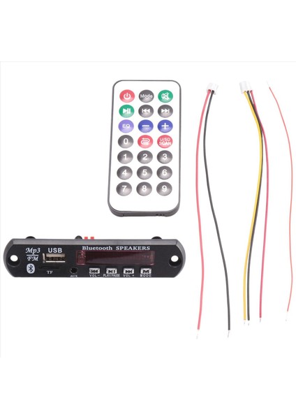 2x Bluetooth 5 0 Mp3 Kod Çözücü Kartı Dc 5V 12V Araba Fm Radyo Modülü Desteği Tf USB Aux Aux Aux (Yurt Dışından) modelleri