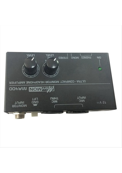 MA400 Kulaklık Önsözü Mikrofon Preampifikatör Ses 6 35MM ve 3 5mm Kulaklık Çıkışları Mikser Abd Fiş (Yurt Dışından) fırsatları