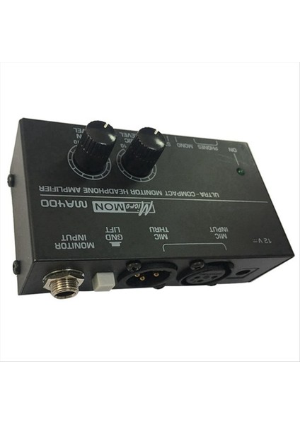 MA400 Kulaklık Önsözü Mikrofon Preampifikatör Ses 6 35MM ve 3 5mm Kulaklık Çıkışları Mikser Abd Fiş (Yurt Dışından) indirimleri