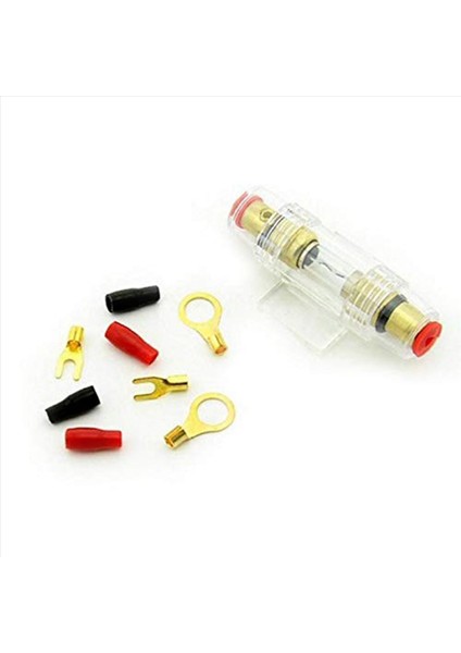 2x 60 Amp Sigorta Tutucu 8ga Güç Kablosu Subwoofer Hoparlör Araba Sesli Kablo Kablo Amplifikatörü Rca Güç Kablosu Sigorta Kiti (Yurt Dışından) modelleri