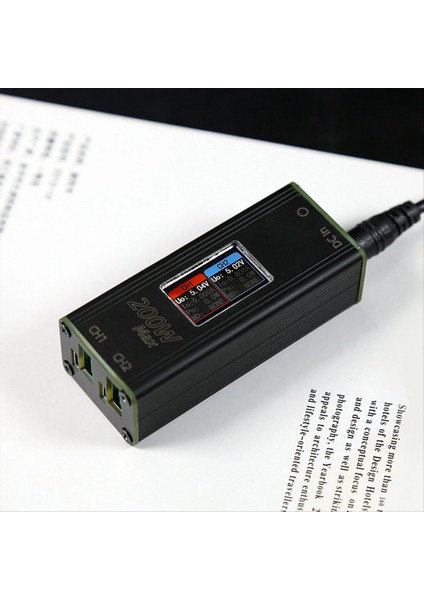 200W Masaüstü Chager 1 14IN IPS Ekranı 24V Dc 55X25MM-USB Type-C Tip PD100W Sadık Dönüştürücü Telefon Dizüstü Bilgisayar Hızlı Şarj (Yurt Dışından) fırsatları