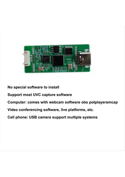 Ahd-Usb Yakalama Analog Sinyali Dijital USB Kamera Modülüne Ahd Type-C Modülü Uvc Free Drive (A) (Yurt Dışından) indirimleri