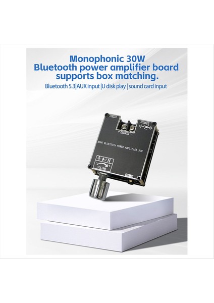 ZK301B Mono 30W Bt5 3 Dijital Ses Amplifikatör Modülü Uygulama ile Gerçek Kablosuz Tws&#39 Yi Dıy Basit Mono Amplifikatör Kartı (Yurt Dışından) indirimleri