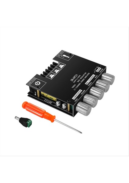 Bt5 0 Amplifikasyon Kart 2 1 Kanal 50WX2+100W Subwoofer Amplifikatör Kart Ses Bas Stereo Amplifikasyon Kartı (Yurt Dışından)