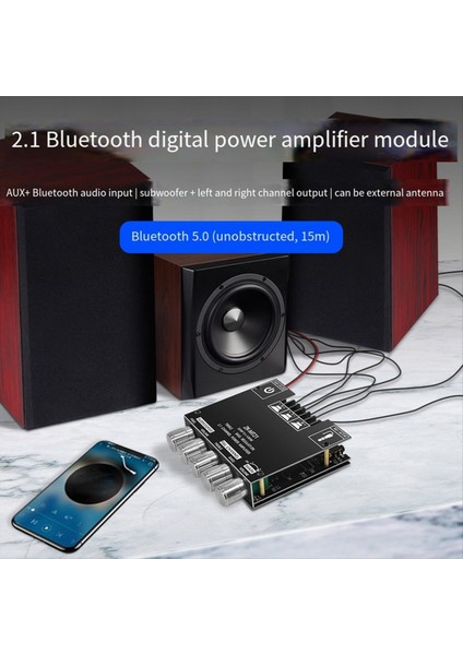Bt5 0 Amplifikasyon Kart 2 1 Kanal 50WX2+100W Subwoofer Amplifikatör Kart Ses Bas Stereo Amplifikasyon Kartı (Yurt Dışından) fiyatları