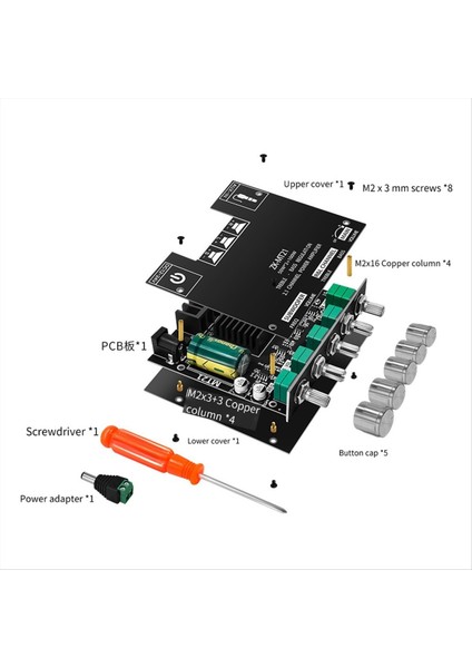 Bt5 0 Amplifikasyon Kart 2 1 Kanal 50WX2+100W Subwoofer Amplifikatör Kart Ses Bas Stereo Amplifikasyon Kartı (Yurt Dışından) indirimleri