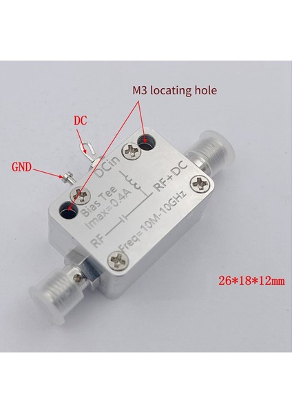 10MHZ-10GHZ Bıas Tee Rf Dc Blok Rf Izolatör Koaksiyel Biaser Ham Radyo Geniş Bant Amplifikatörü Sdr Alıcı Biastee (Yurt Dışından) modelleri