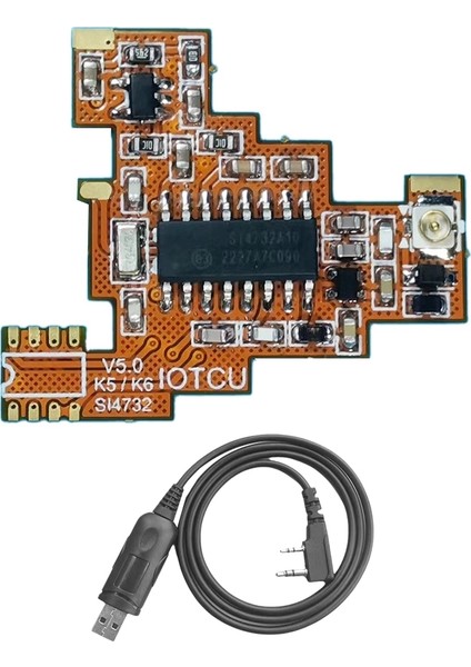 SI4732 V5 0 Fpc Modifikasyon Modülü ve USB Kablosu Quansheng K5 K6 Hf Kısa Dalga Tam Bant/tek Yan Bant Resepsiyonu (Yurt Dışından)