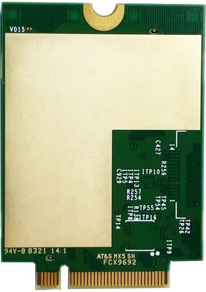 T77W968 50 DW5829E-ESIM M 2 4g Modem Modülü Cat9 450MBPS Tdd-Lte 4g Modülü 7320 7330 7520 7530 7430 Dizüstü Bilgisayar (Yurt Dışından) modelleri