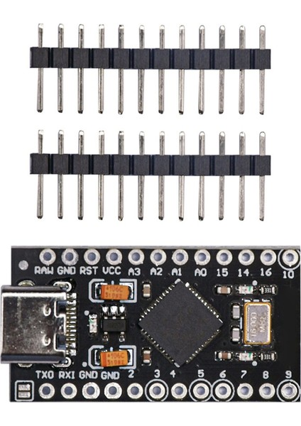 ATEGA32U4 Tip-C Mini USB Pro Micro-For Arduino ATMAGA32U4 3 3V/16MHZ Modülü Leonardo Için 2 Satır Pin Üstbilgisi (Yurt Dışından)