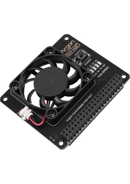Raspberry Pi Için Argon Fan Şapkası 4/3 Yazılım Ayarlanabilir Hız / 40MM Büyük Fan Raspberry Pi4 (Yurt Dışından) fırsatları