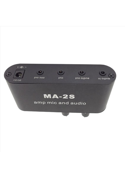 2x 3 5mm Kondenser Mikrofon Amplifikatör Amplifikatör Amplifikatör Müzik Ses Preamplatıcı Karıştırma Kartı Ma-2s (Yurt Dışından) fiyatları