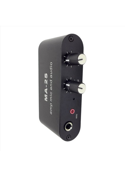 2x 3 5mm Kondenser Mikrofon Amplifikatör Amplifikatör Amplifikatör Müzik Ses Preamplatıcı Karıştırma Kartı Ma-2s (Yurt Dışından) indirimleri
