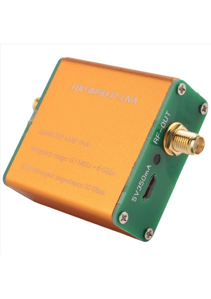 3x 100K-6GHZ Tüm Bant Amplifikatörü Hf Fm Vhf Uhf Rf Preampikatörü Yüksek Doğrusallık Ultra Düşük Gürültü Kazanç Amplifikatörü (Yurt Dışından) fiyatları