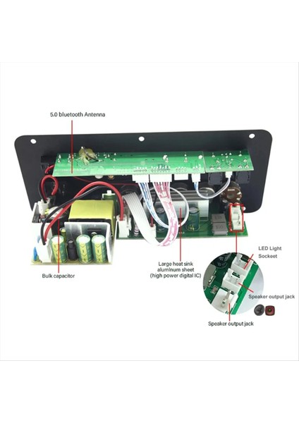Bluetooth5 0 Audio 300W Amplifikatör Kartı D300 Subwoofer Çift Mikrofon Amp Amplıffıcatore Modül Aracı Medıca Play Abd Fişi (Yurt Dışından) indirimleri