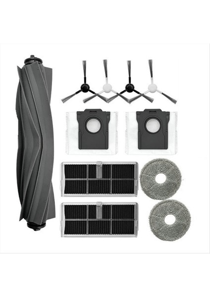 Dreame Mova E30 Ultra Süpürme Robot Aksesuarları Silindir Fırça Toz Çanta Yan Fırça Temizleyici Yedek Parçalar (Yurt Dışından)