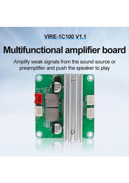 Hıfı Stereo Dijital Ses Amplifikatör Kartı TPA3116 Sınıf D Amplifikatör Modülü 100W Mono Kanal Amplifikatörü (Yurt Dışından) modelleri