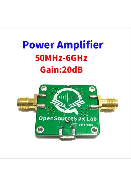 50M-6GHZ Düşük Gürültü Rf Amp Lıther Ultra Geniş Bant Kazanç 20DB Test Ölçüm Muayene Sinyal Kaynakları Koşullandırma Aracı (Yurt Dışından) fiyatları