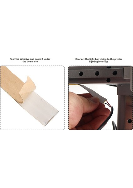 Bambu Lab A1 Için LED Işık Şeridi Dolgu Işığı RA95 24V Bambulab A1 Parts 3D Yazıcı Aksesuarları Için Süper Parlak (Yurt Dışından) modelleri