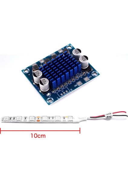 5pcs 10CM Mavi 5050 LED Şerit Işıkları Dc 12V &amp 1pcs DC8-26V 30W x 2 XH-A232 Sınıf D Dijital Ses Güç Amplifikatör Kartı (Yurt Dışından) modelleri