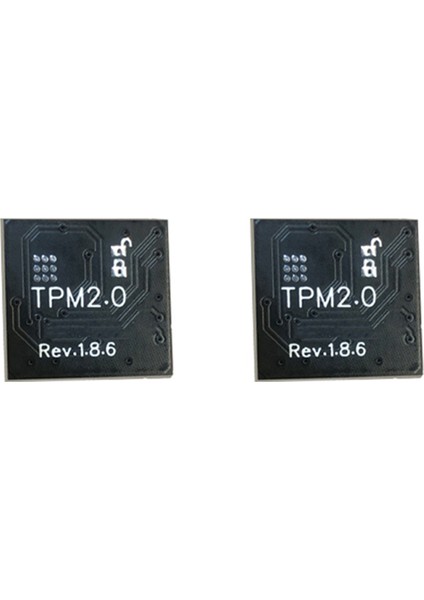2x Tpm 2 0 Şifreleme Güvenlik Modülü Uzak Kart 14 Pin Spı Tpm2 0 Asus Motboard Için Güvenlik Modülü (Yurt Dışından)