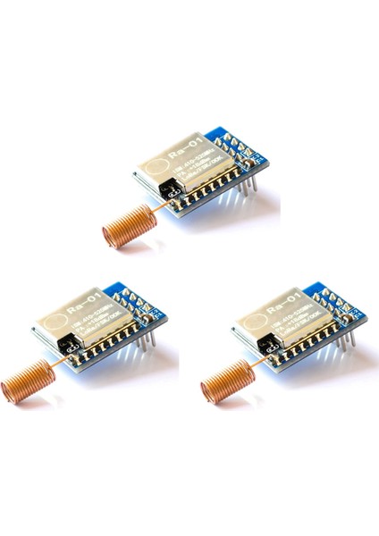 3x Ra-01 Lora SX1278 433M Kablosuz Yayılma Spektrum Şanzıman Modülü En Uzak 10KM (Yurt Dışından)