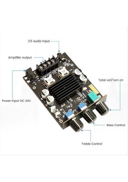 Hıfı TPA3116 Bluetooth Amplifikatör Ses Kart 100WX2 Sınıf D Dijital Ses Amplifikatörü 2 0 Stereo Amp Güç Amplıfıcador (Yurt Dışından) modelleri