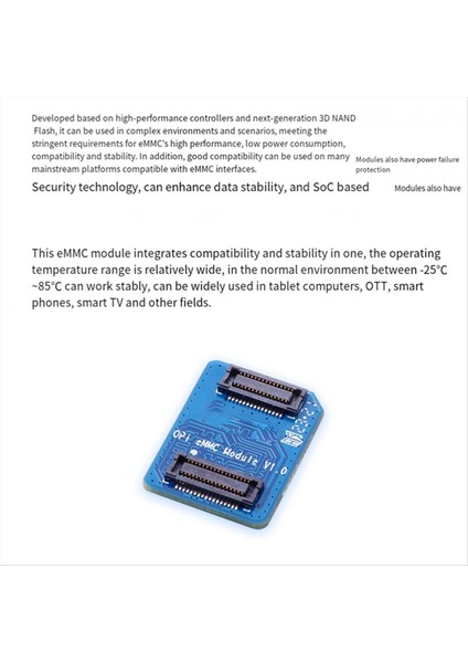 Hızlı Okuma ve Yazma Hızları Geliştirme ile Turuncu Pı 5 32GB Yüksek Performanslı Kartı Için Emmc Modülü (Yurt Dışından) modelleri