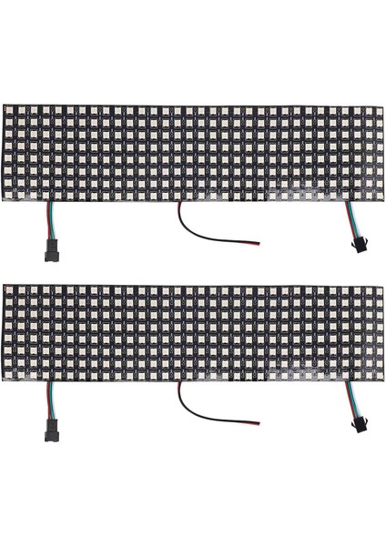 2x LED Matris Paneli WS2812B Rgb 832 Piksel Dijital Esnek Dot Matrix Ayrı Ayrı Adreslenebilir LED Ekran (Yurt Dışından)