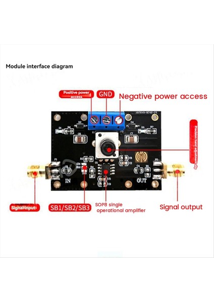 OPA627 Precision Op Amp Amplifikatör Modülü Tek Kanallı Genel Amaçlı Op-Amp Kartı Yüksek Performanslı Op Amp (Yurt Dışından) modelleri