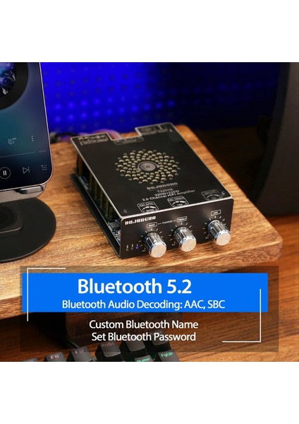 Dajunguo T220HS Bluetooth Amplifikatör Kartı 220W+220W Stereo Kanal Hıfı Amplifikatör TPA3251 Bluetooth 5 2 Ses Modülü (Yurt Dışından) fiyatları