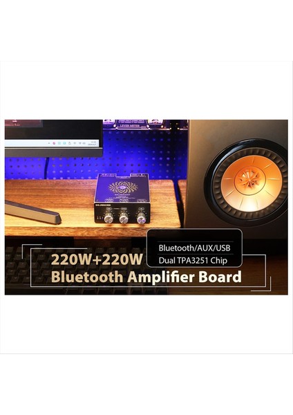 Dajunguo T220HS Bluetooth Amplifikatör Kartı 220W+220W Stereo Kanal Hıfı Amplifikatör TPA3251 Bluetooth 5 2 Ses Modülü (Yurt Dışından) indirimleri