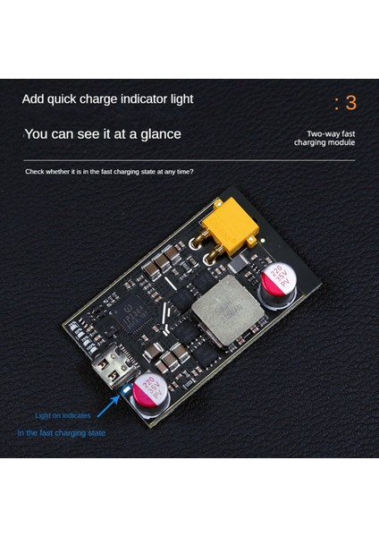 Çift Yönlü Hızlı Şarj Modülü Yükseltme 100W Yüksek Güçlü Tam Prostokol Hızlı Şarj Modülü Şarj Bankası Ana Kurulu (Yurt Dışından)