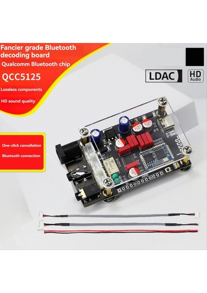 QCC5125 Bluetooth 5 1 Decoder Tahtası Ateş Sınıfı Kod Çözme Kartı Aptx Ldac Kayıpsız Hıfı Hd Ses Kalitesi (Yurt Dışından) modelleri