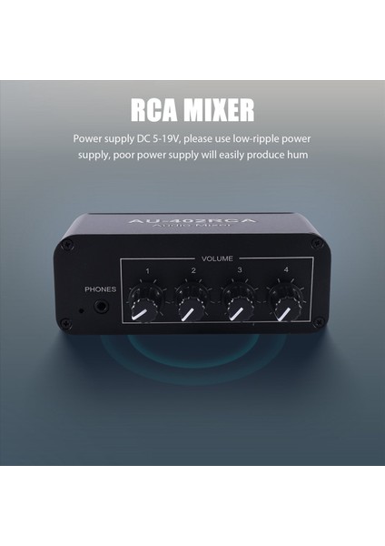 Çok Kaynak Rca Mikser Stereo Ses Yankanı 4 Giriş 2 Çıkış Ses Anahtarı Driver Drive Depo Hacim Kontrolü (Yurt Dışından) fırsatları